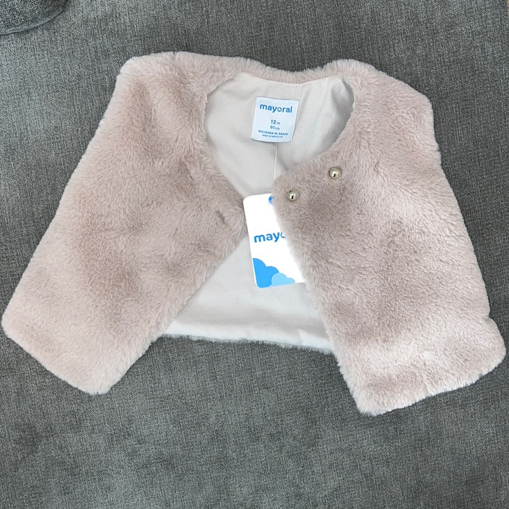 Mayoral Light purple Fur Vest